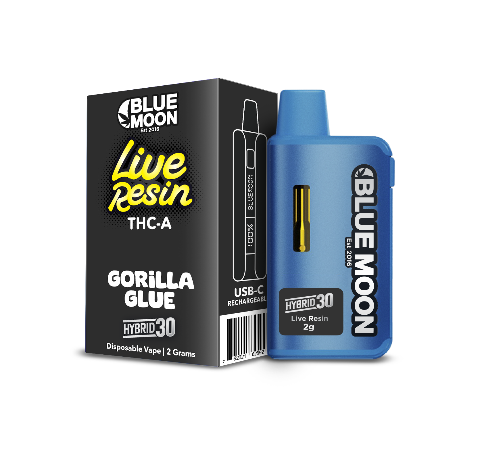 gorilla disposable vape 2G Live Resin Glue Flavors::Zesty Duo - Lemon Lime INTO V2 (Compatible IGET smooth